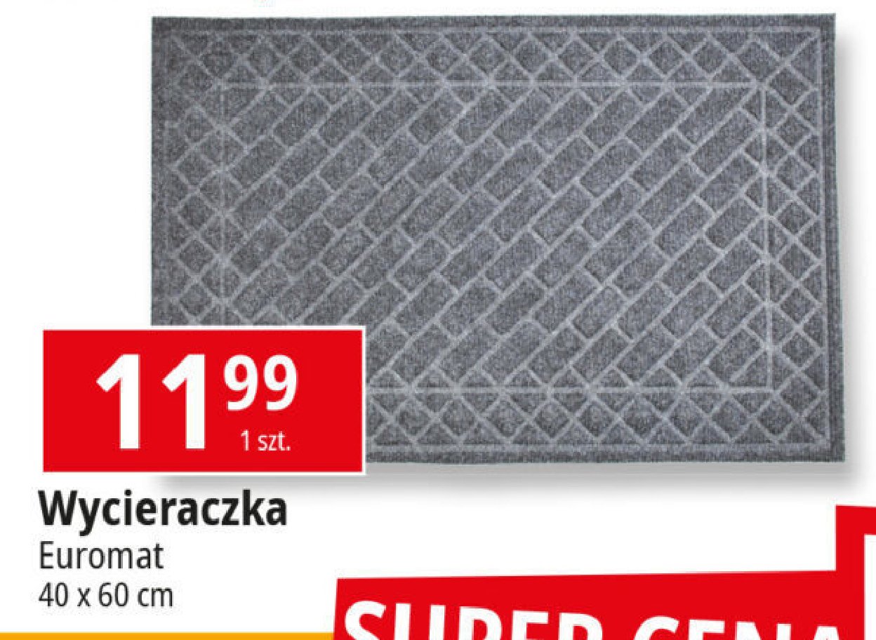 Wycieraczka 40 x 60 cm Euromat promocja