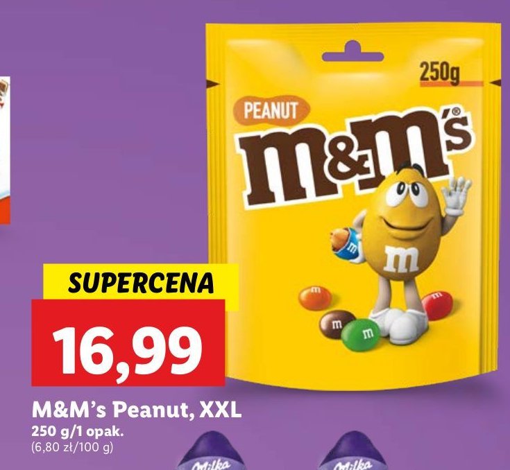 Draże peanut M&m's promocja