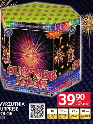 Wyrzutnia Surprise Color promocja w Selgros