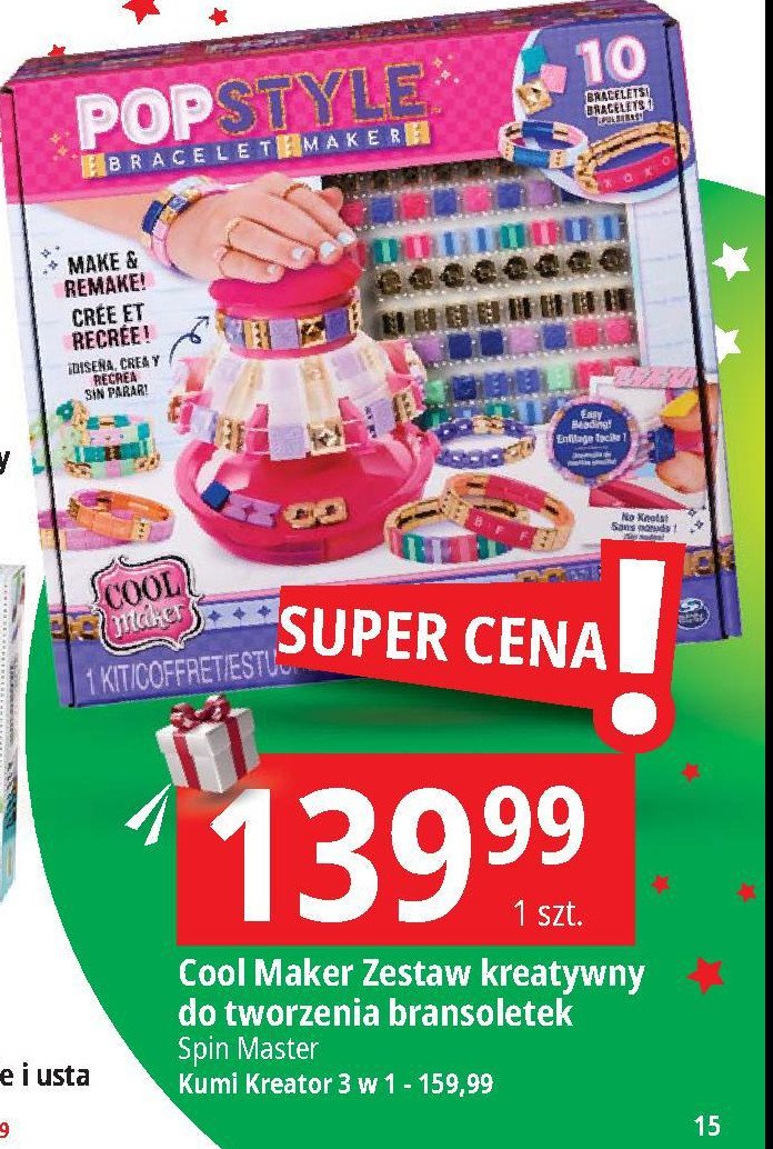 Zestaw cool maker kumi kreator 3w1 Spin master promocja