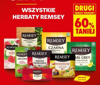 Herbata wszystkie rodzaje promocja w Biedronka