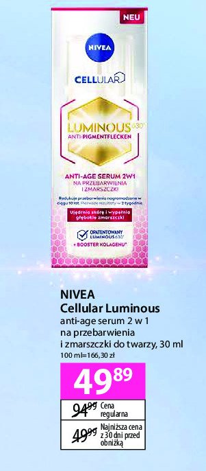 Intensywne serum przeciw przebarwieniom promocja w Hebe