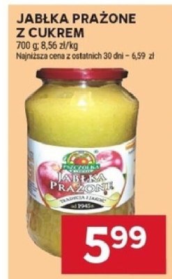Jabłka prażone z cukrem 700 g promocja w Stokrotka
