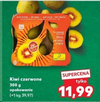 Kiwi czerwone 300g opakowanie promocja w Kaufland