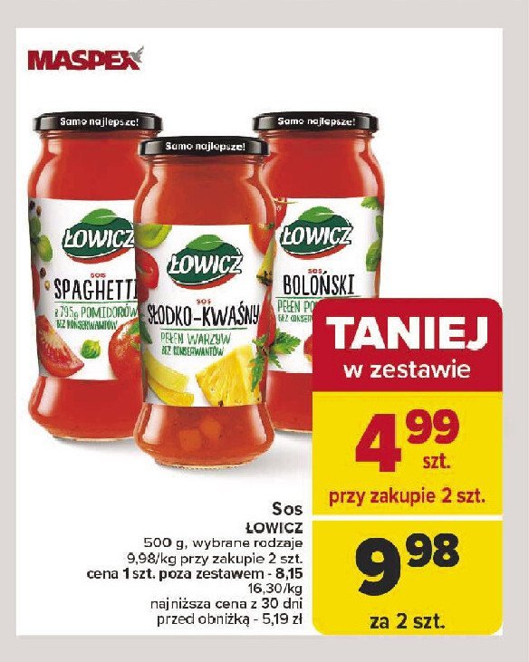 Sos bolo艅ski z zio艂ami Dawtona promocja