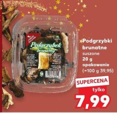 Podgrzybki brunatne suszone 20 g opakowanie promocja w Kaufland