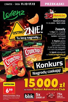 Chipsy Crunchips Cheese Cayenne promocja w Biedronka