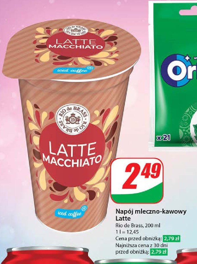 Napój latte macchiato Rio de brass promocja