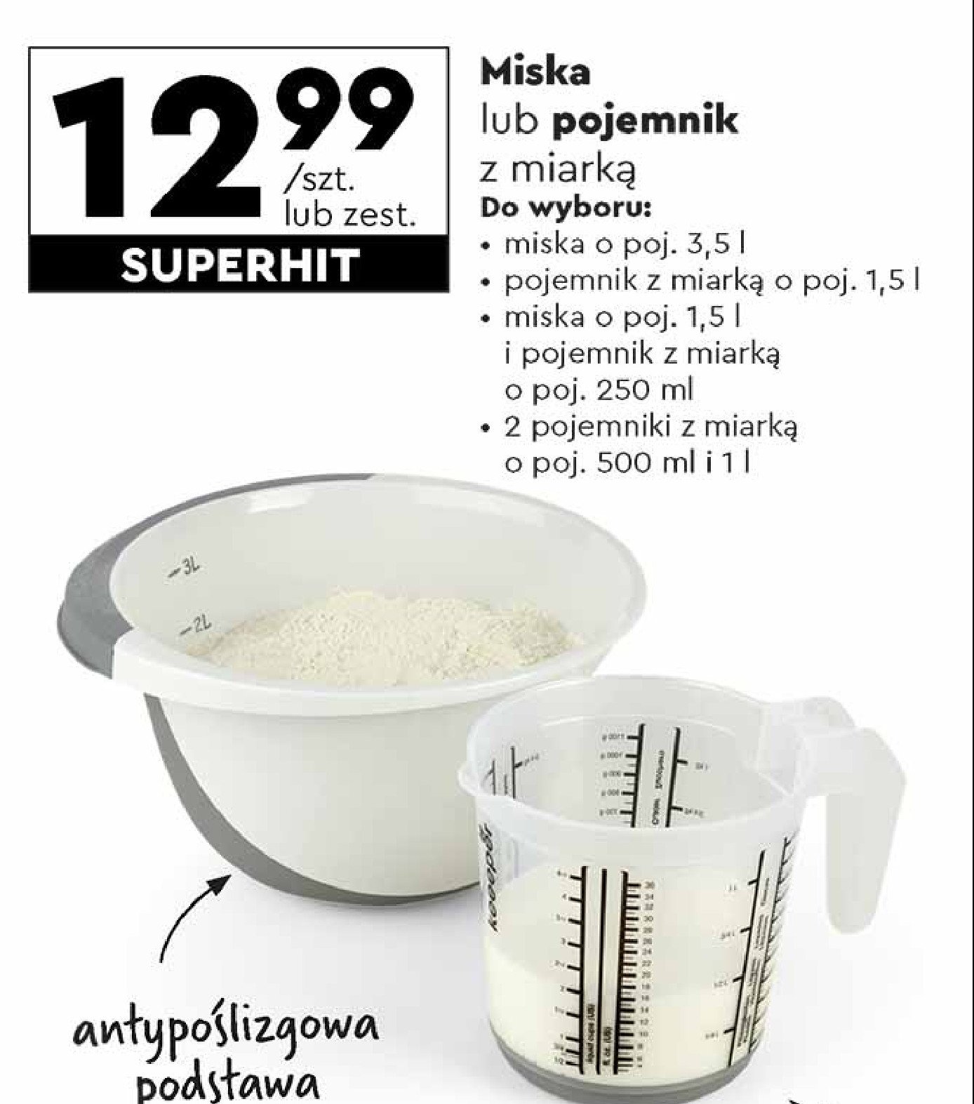 Pojemnik z miarką 1.5 l promocja