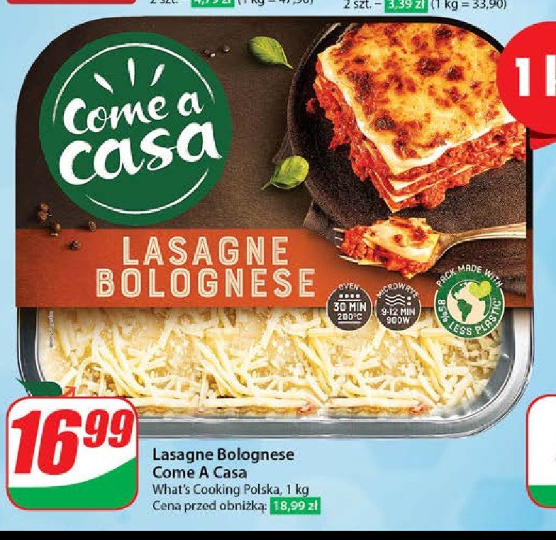 Lasange bolonese Come a casa promocja