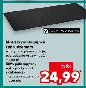 Mata zapobiegająca zabrudzeniom 76 x 150 cm promocja