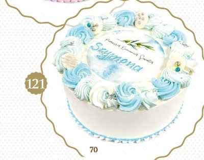 Tort komunijny "Szymona" nr 121 promocja w TOPAZ