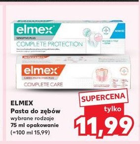 Pasta do zębów Elmex sensitive plus promocja w Leclerc