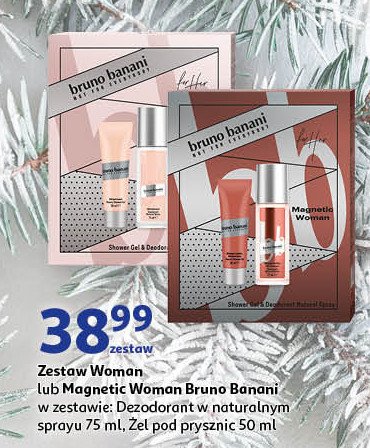 Zestaw w pudełku: żel pod prysznic 50 ml + woda toaletowa 30 ml Bruno banani pure woman promocja