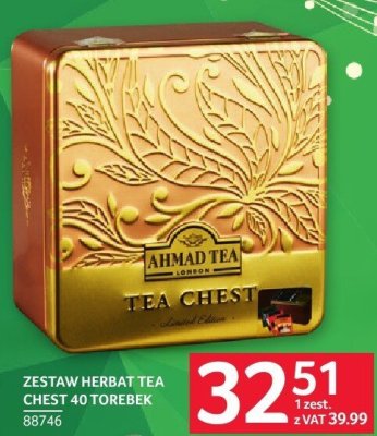 Zestaw herbat Tea Chest 40 torebek promocja w Selgros