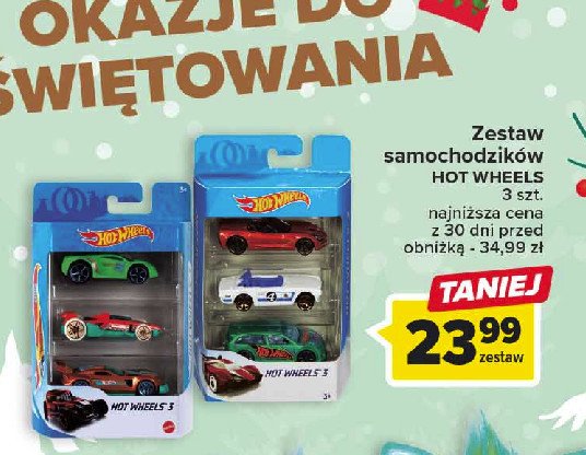 3-pack Hot wheels promocja