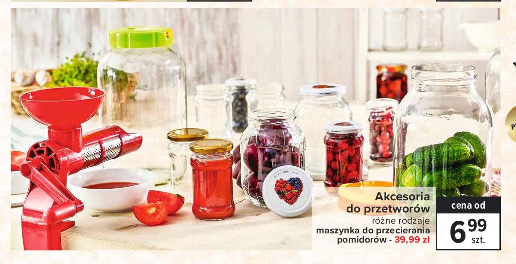 Akcesoria do przetworów promocja w Stokrotka