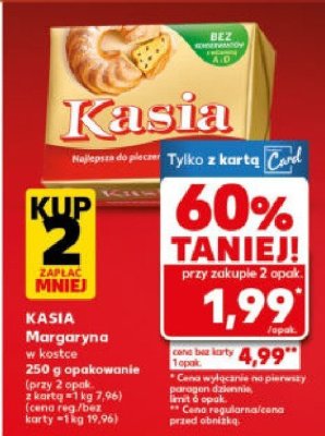 Margaryna w kostce promocja w Kaufland