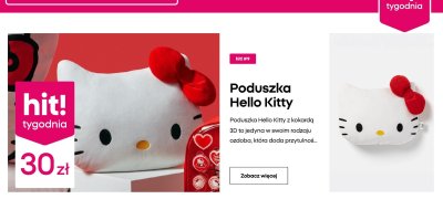Poduszka z kokardą 3D promocja w Pepco