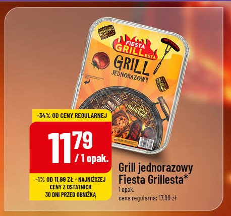 Grill jednorazowy Fiesta grillesta promocja