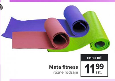 Mata fitness czerwona promocja
