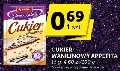 Cukier waniliowy Appetita promocja w Groszek