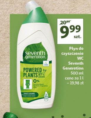 Płyn do czyszczenia toalet pine & sage scent Seventh generation powered by plants promocja