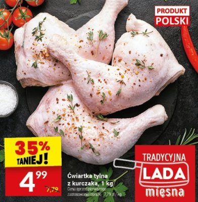 Ćwiartka tylna z kurczaka, 1 kg promocja w Twój Market