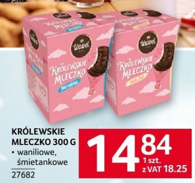 Mleczko królewskie 300 G waniliowe, śmietankowe Selgros promocja w Selgros