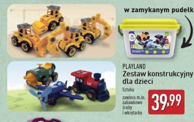 Zestaw konstrukcyjny w pudełku Playland promocja
