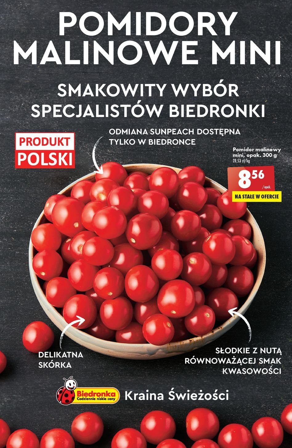 Pomidory cherry malinowe promocje