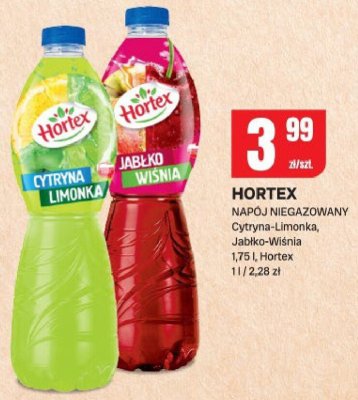 Napój Hortex Cytryna-Limonka, Jabłko-Wiśnia promocja w Chorten