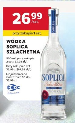 Wódka Szlachetna Soplica promocja