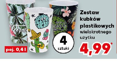 Kubki plastikowe promocja w Kaufland