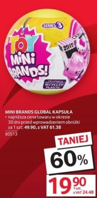 Kapsułka Mini Brands Global promocja w Selgros