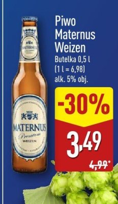 Piwo Maternus Weizen promocja w Aldi