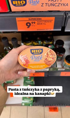 Pasta z tuńczyka z papryką promocja w Biedronka
