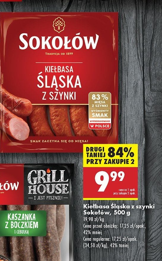 Kiełbasa śląska Sokołów promocja