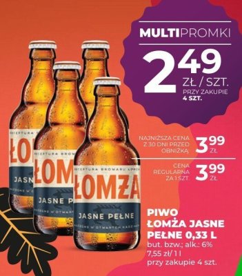 Piwo promocja w Duży Ben