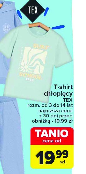 T-shirt dziecięcy 3-14 lat Tex promocja