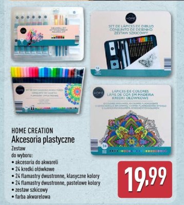 Akcesoria plastyczne HOME CREATION promocja w Aldi