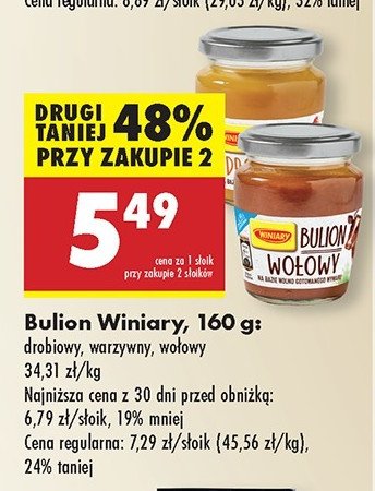 Bulion warzywny Winiary promocja w Biedronka