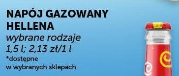 Napój gazowany Hellena wybrane rodzaje promocja w Groszek
