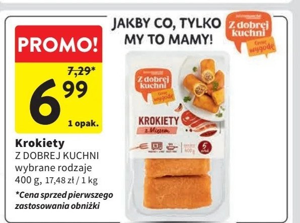 Krokiety z mięsem Z dobrej kuchni promocja