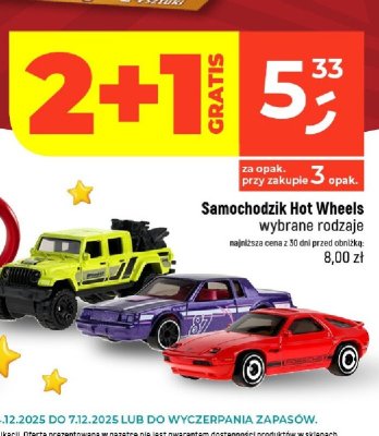 Samochodzik Hot Wheels wybrane rodzaje promocja w Dealz