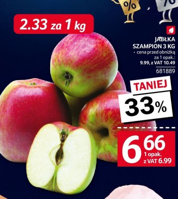 Jabłka Szampion 3kg promocja w Selgros
