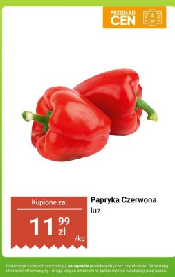 Papryka czerwona luz promocja w Biedronka
