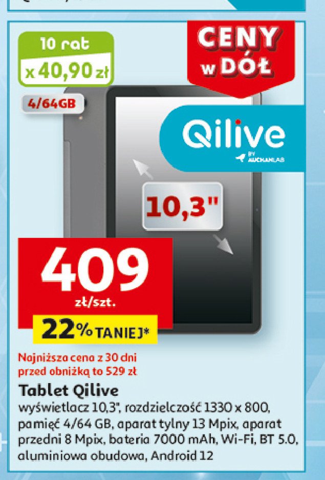 Tablet 10.3" Qilive promocja