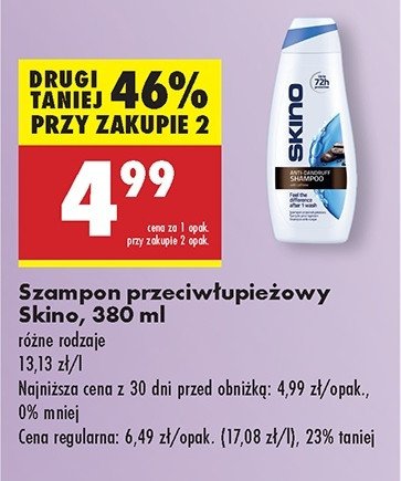 Szampon przeciwłupieżowy z kawą Skino promocja w Biedronka