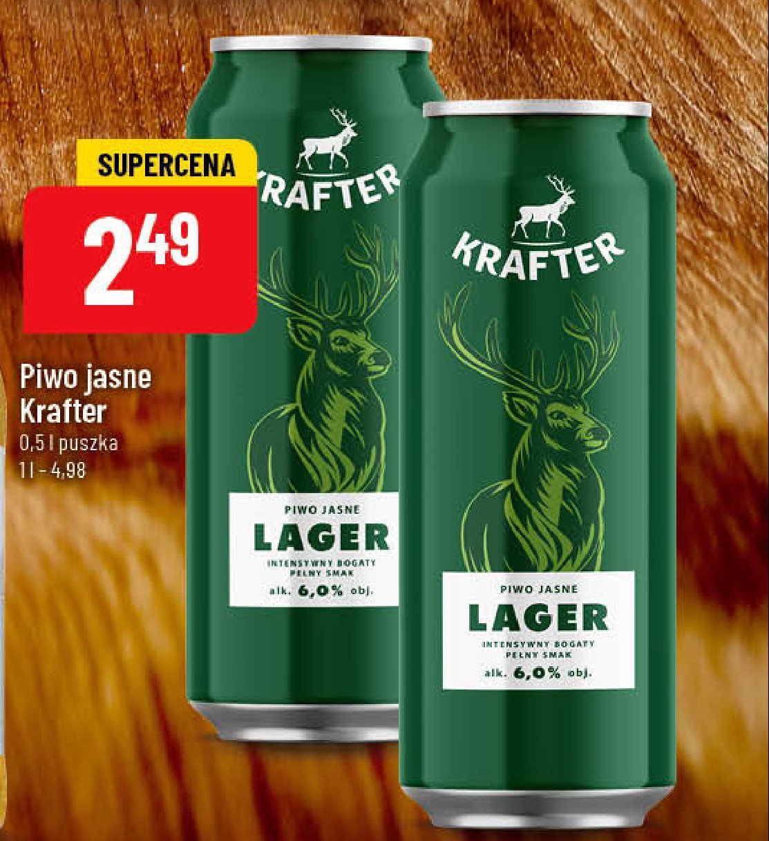 Piwo Krafter lager promocja